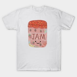 Cute strawberry floral jam T-Shirt